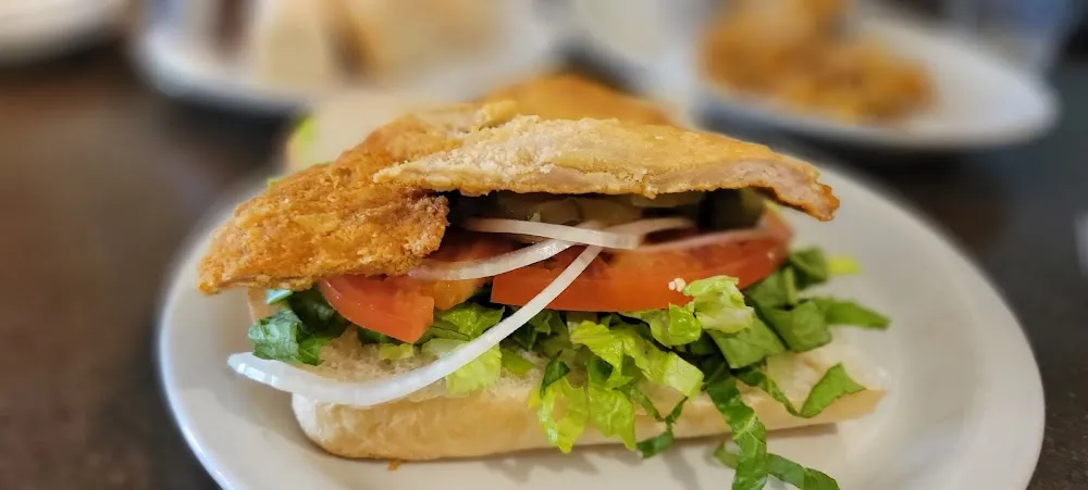 Breaded Pork Tenderloin Sandwich