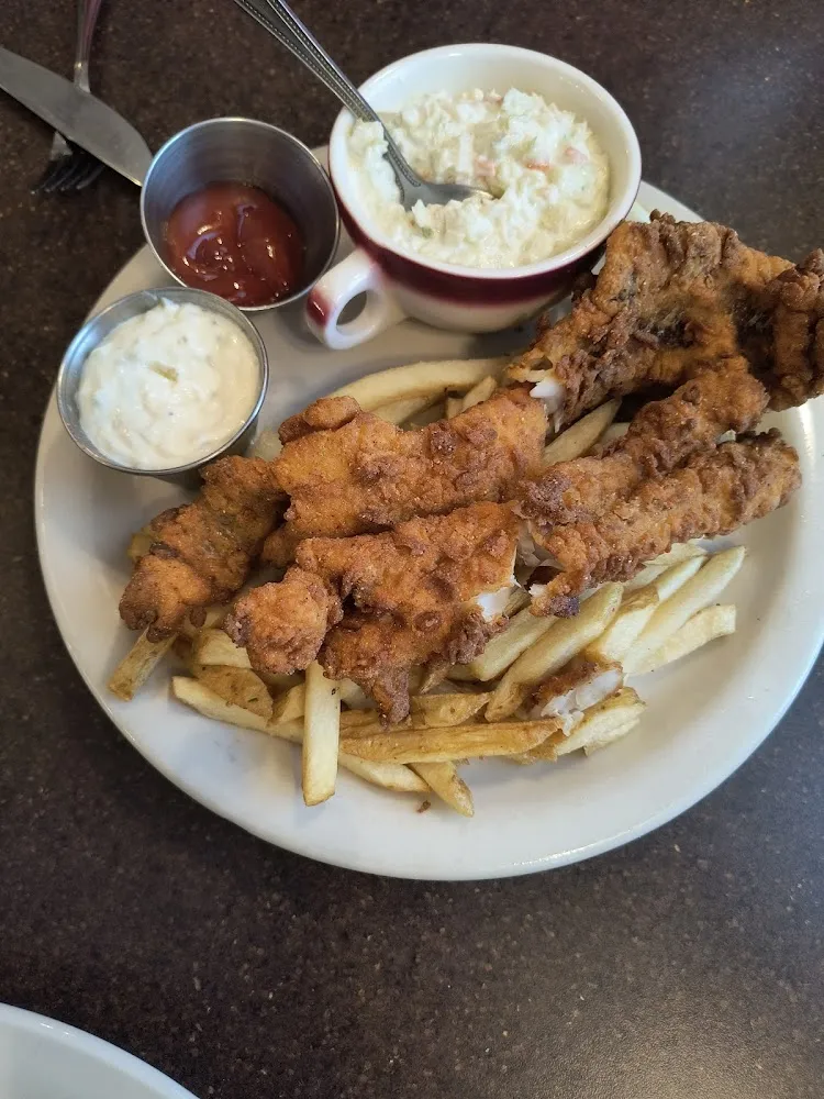 Fish and Chips and Coleslaw